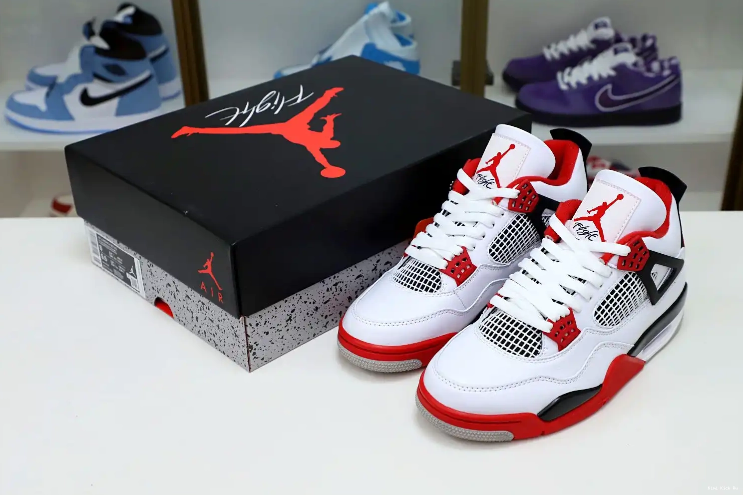 2012 'FIRE RED' AIR Kimikick JORDAN 4 RETRO 0804